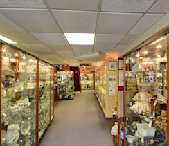 Inside the antiques centre