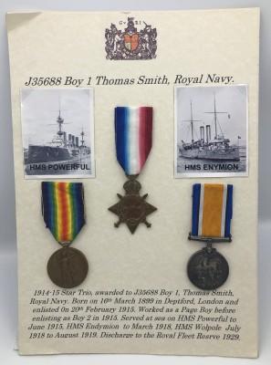 WW1 Royal Navy Medals