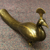 Brass Peacock